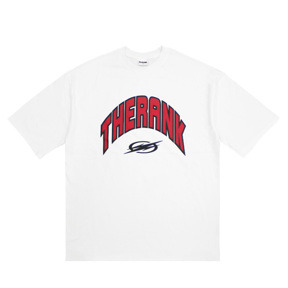 DYNAMIC ARCH LOGO OVER FIT T-SHIRTS [WHITE]