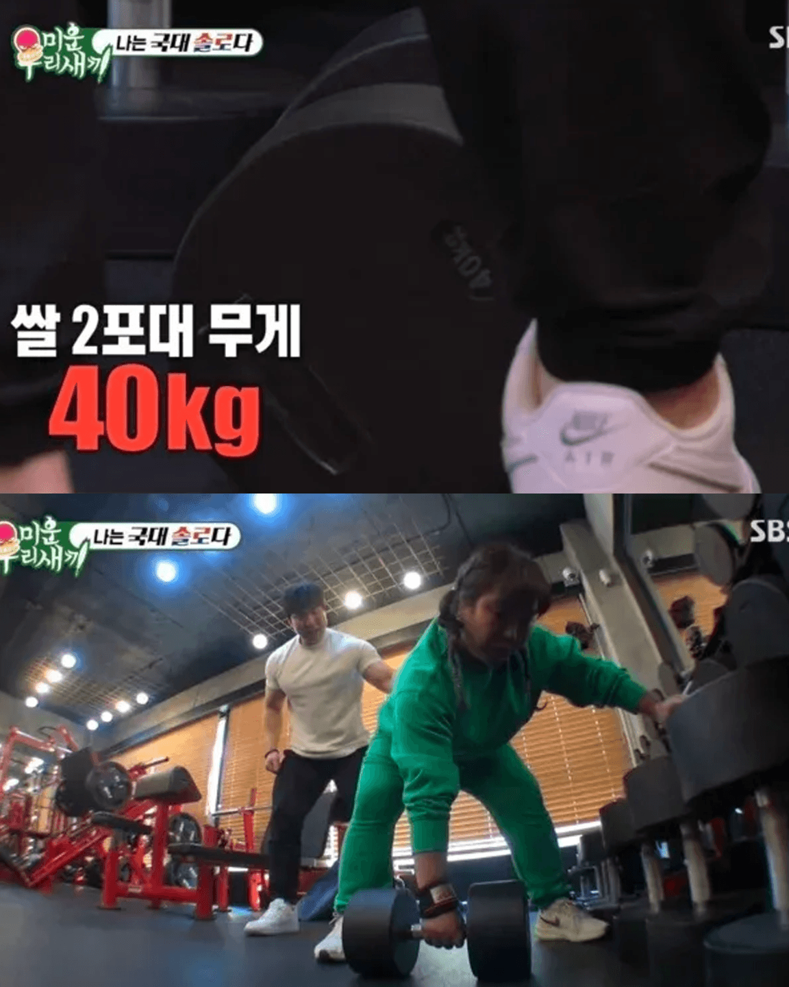 타고난 근수저 민경장군 덤벨 40KG