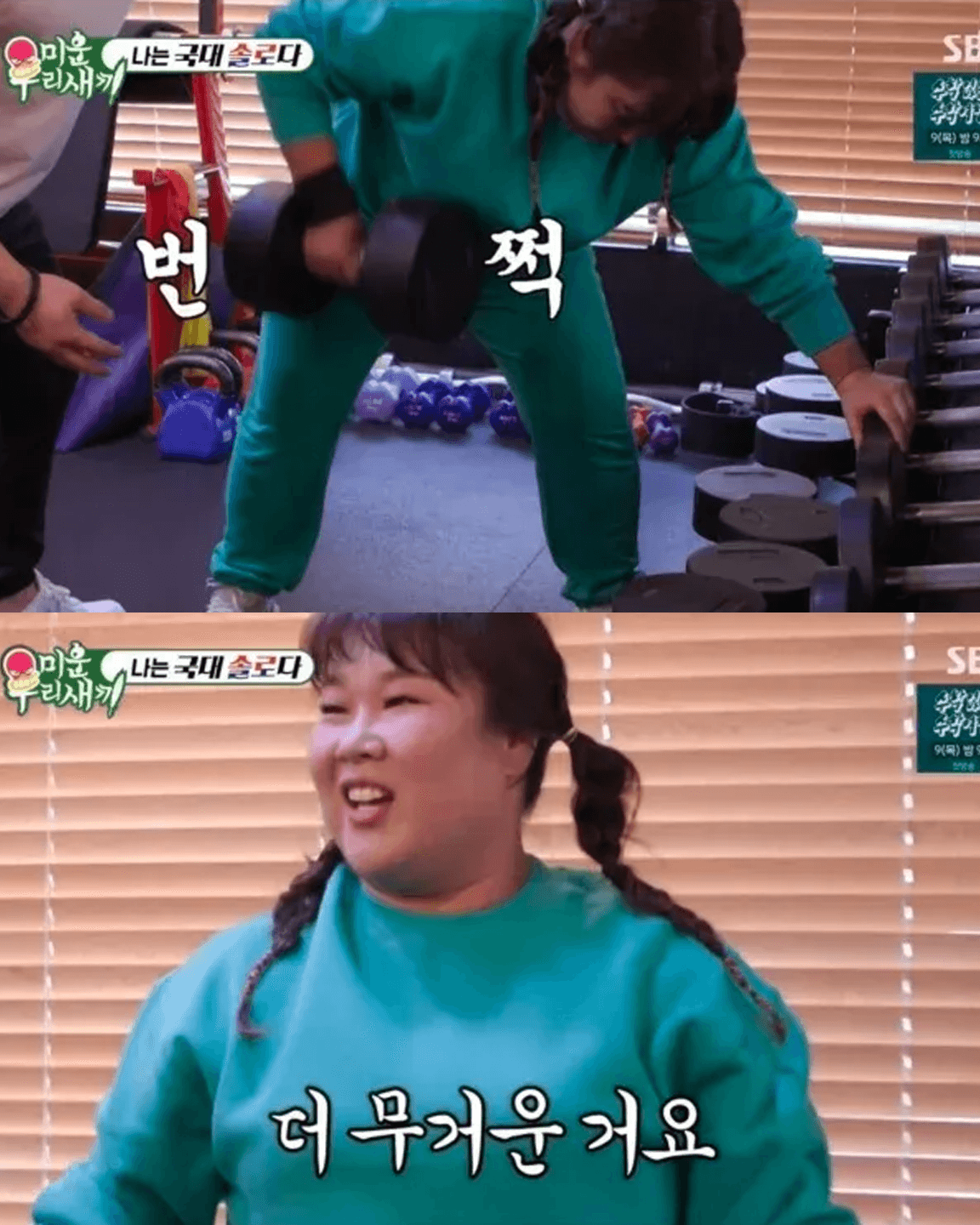 타고난 근수저 민경장군 덤벨 40KG
