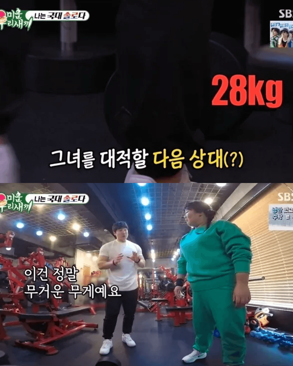 타고난 근수저 민경장군 덤벨 40KG