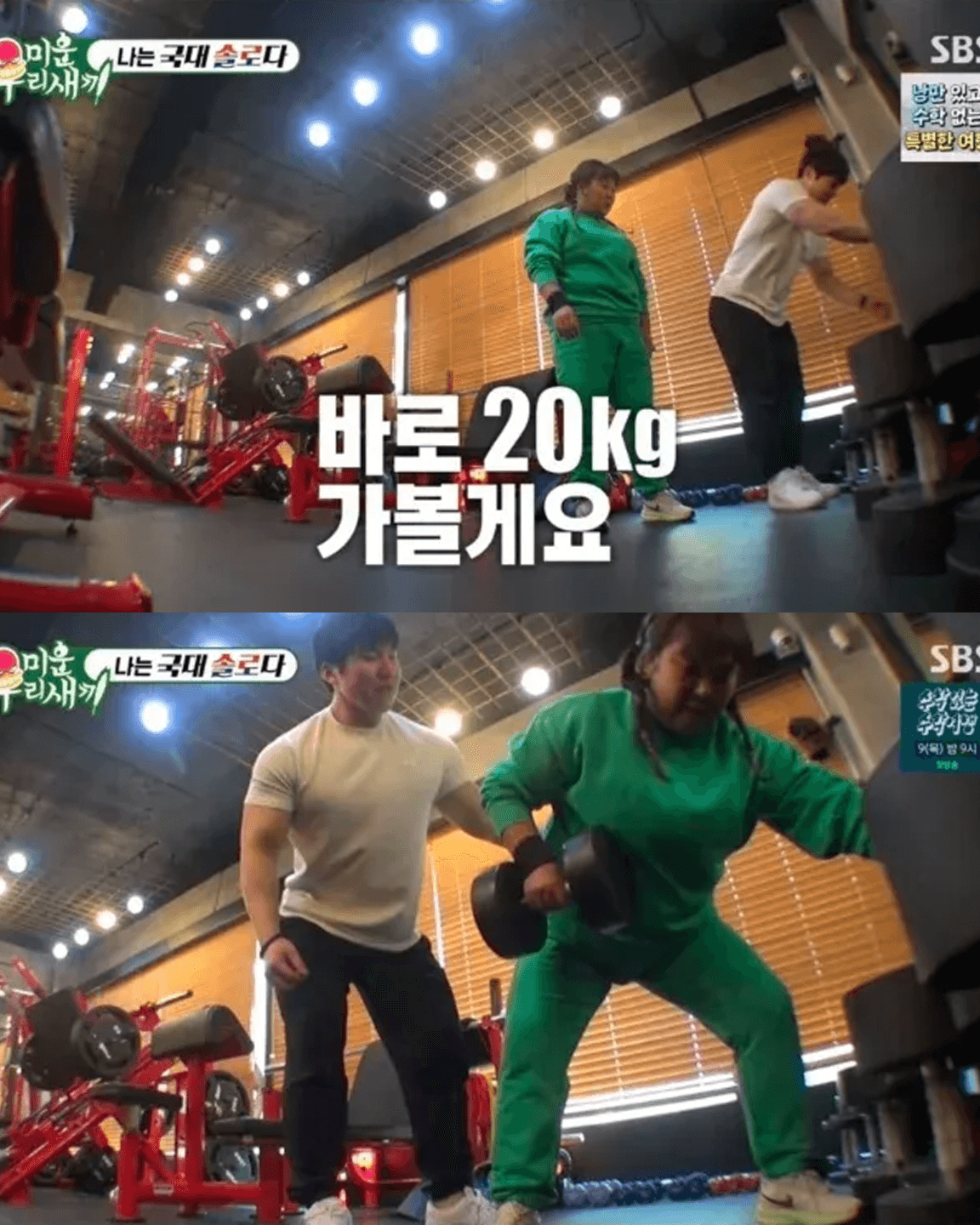 타고난 근수저 민경장군 덤벨 40KG