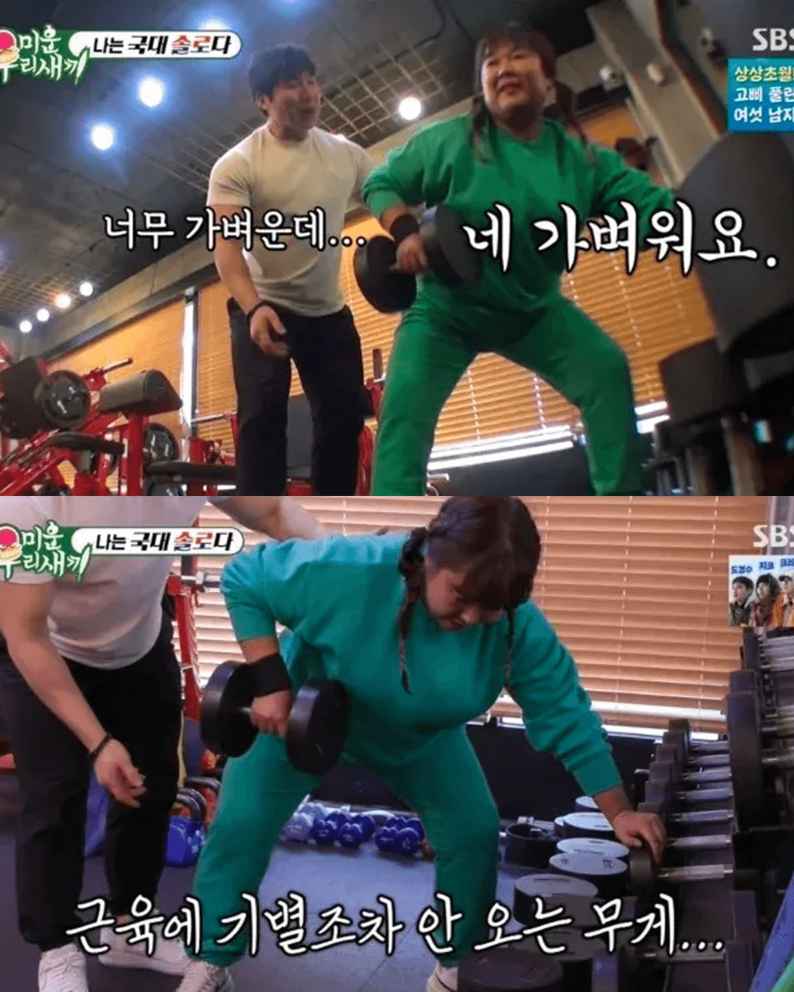 타고난 근수저 민경장군 덤벨 40KG