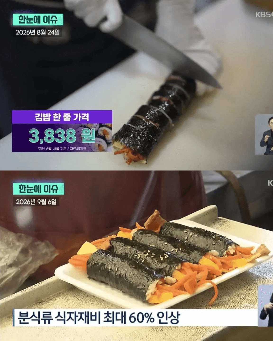 국민음식 김밥 위기 이대로 괜찮을까?