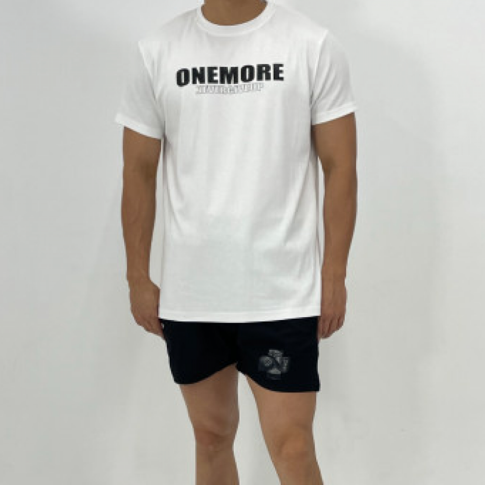 라스트원모어 MODEL2 머슬핏반팔 남자 짐웨어 티셔츠 어깨넓어보이는 옷 크로스핏옷