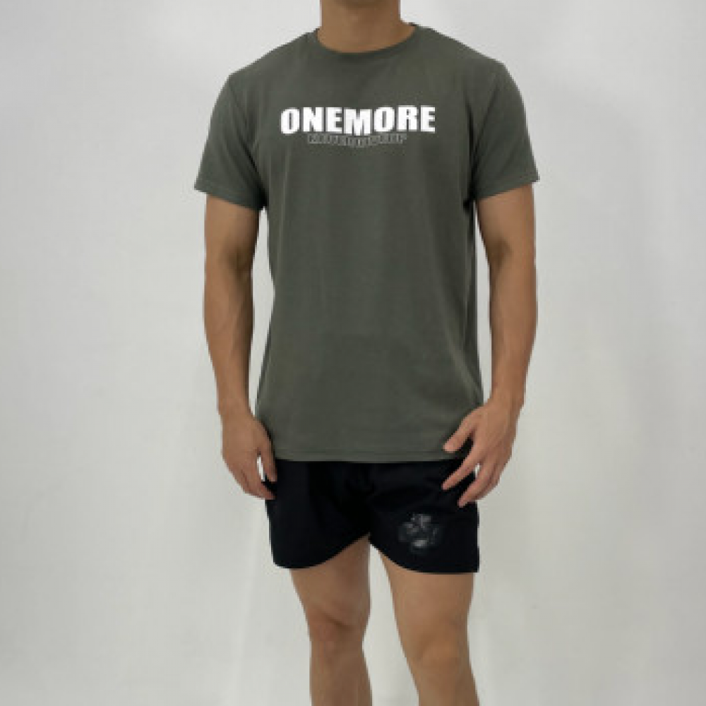 라스트원모어 MODEL2 머슬핏반팔 남자 짐웨어 티셔츠 어깨넓어보이는 옷 크로스핏옷